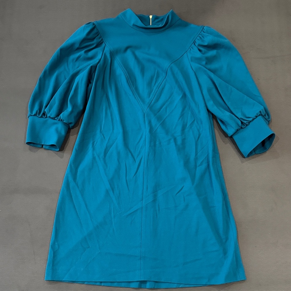 Calvin Klein Teal Long Sleeve Dress